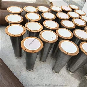 Tub revestit de ceràmica d'alúmina